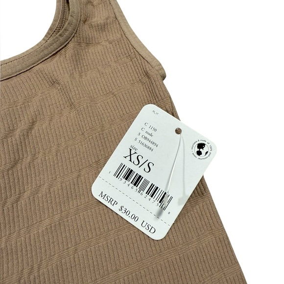 Free People Intimately Square One Seamless Cami in Nude - Picture 5 of 9